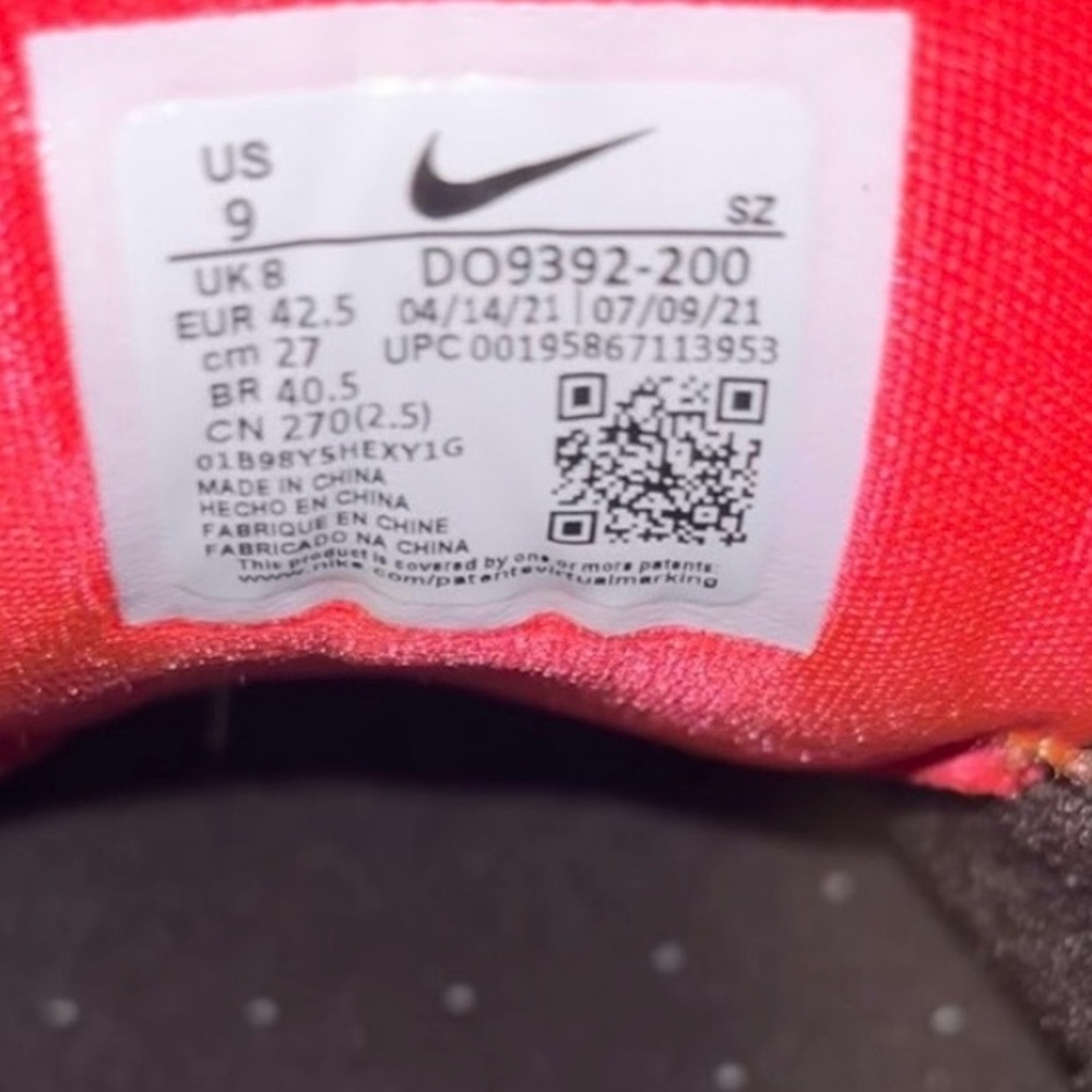 Men’s Nike Air Max 1 x Travis Scott Cactus Jack Baroque Brown Size 9 DO9392-200 - Picture 6 of 15